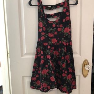 Edgy Floral Dress